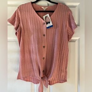 Women’s Tie Front Size Large